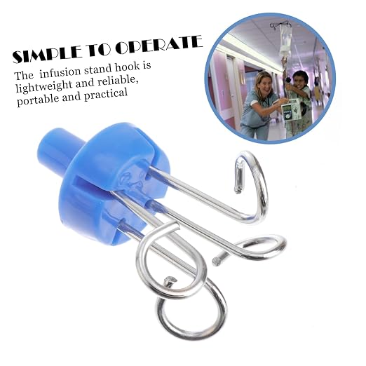 2pcs Infusion Rack Hanger Clinic Stainless Steel Hooks - Image 6