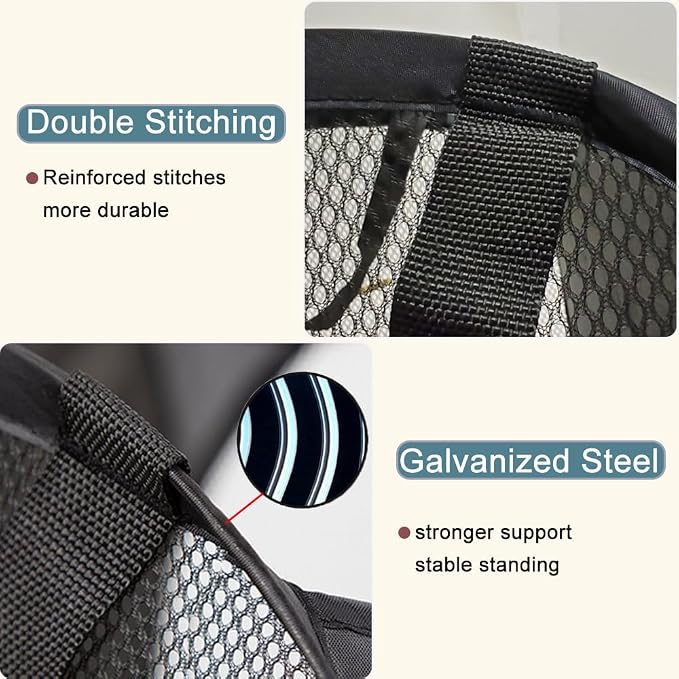 Collapsible Laundry Basket Foldable Laundry Hamper Pop Up Basket Dirty Clothes - Image 6