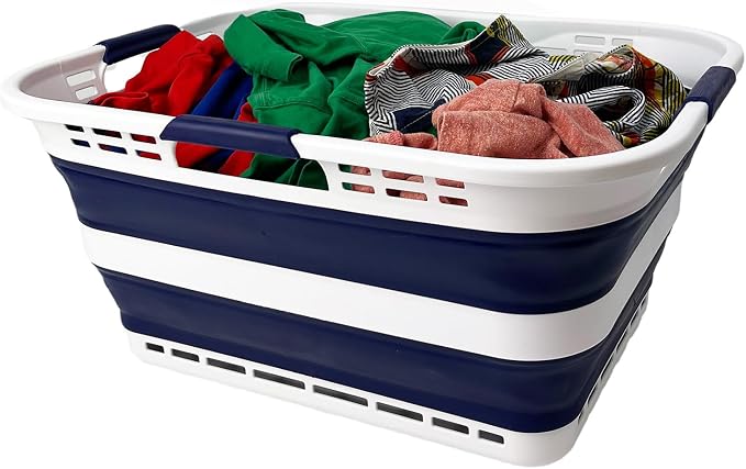 SAMMART Set of 2 Collapsible Plastic Storage Basket - Image 8