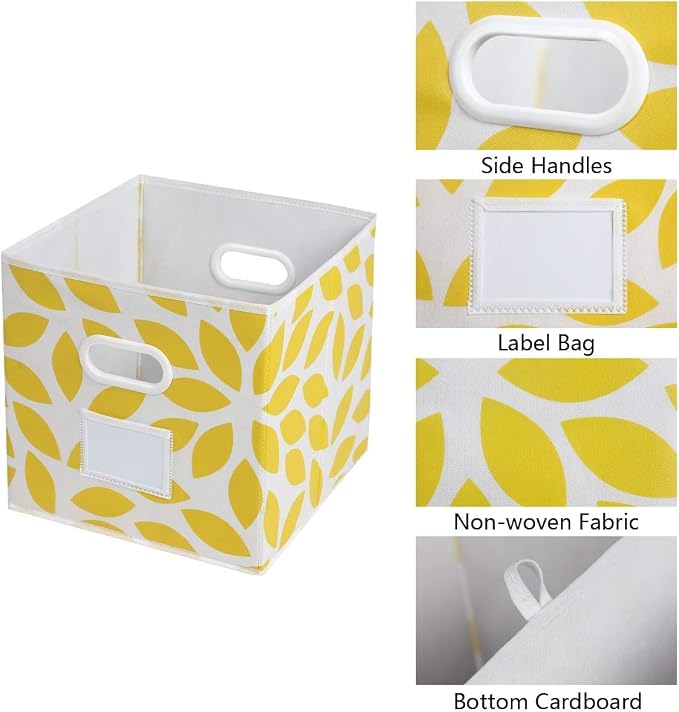 MAX Houser Fabric Storage Bins Cubes Baskets Containers - Image 4