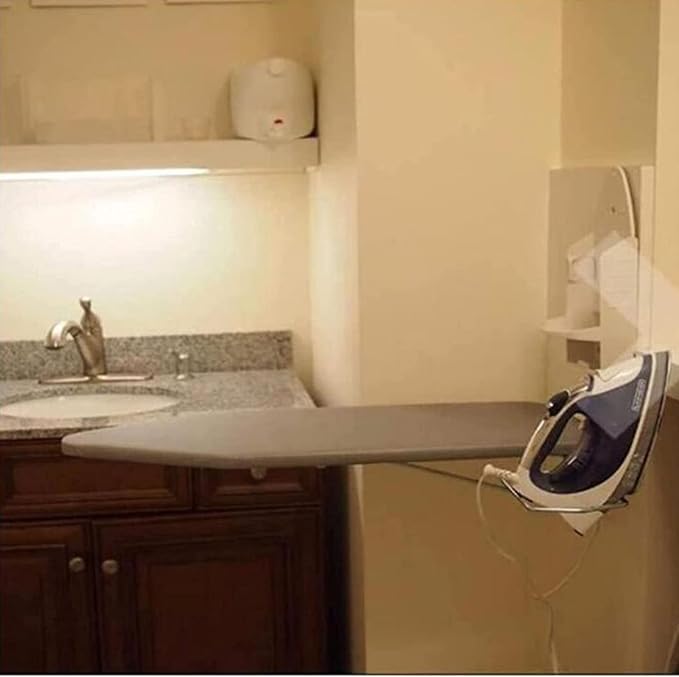Ironing Board Wall-Mounted Ironing Board, Wall Fixing Plate Drop Down - Image 8