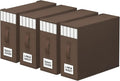 4 Pack Bed Sheet Closet Organizers and Storage, Sturdy Foldable Storage by StorageTastic