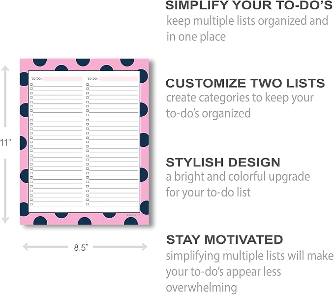 Two Category To Do List Notepad by Kahootie Co - Image 3