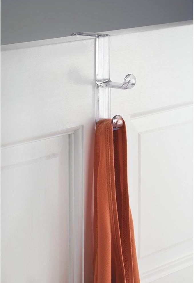 iDesign Clear Over Door Double Hook - Image 2
