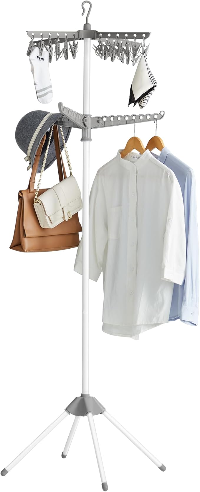 SONGMICS 2-Tier Clothes Drying Rack, 72-Inch Folding Laundry Drying Rack by SONGMICSbySONGMICSHOME
