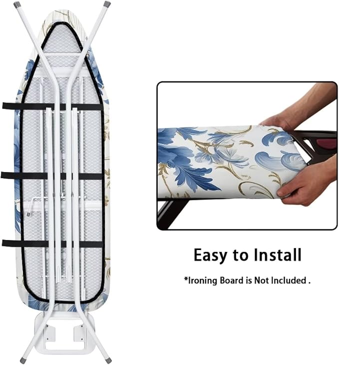 Ironing Board Cover Full Size, Retro Flower Ironing Cushion - Image 4