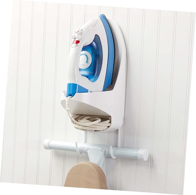 1pc Wall Mounted Ironing Board Holder Iron Organizer - Image 8