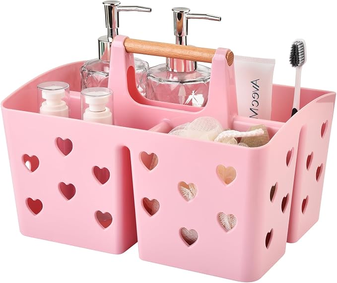 Pink Portable Shower Caddy by NINU