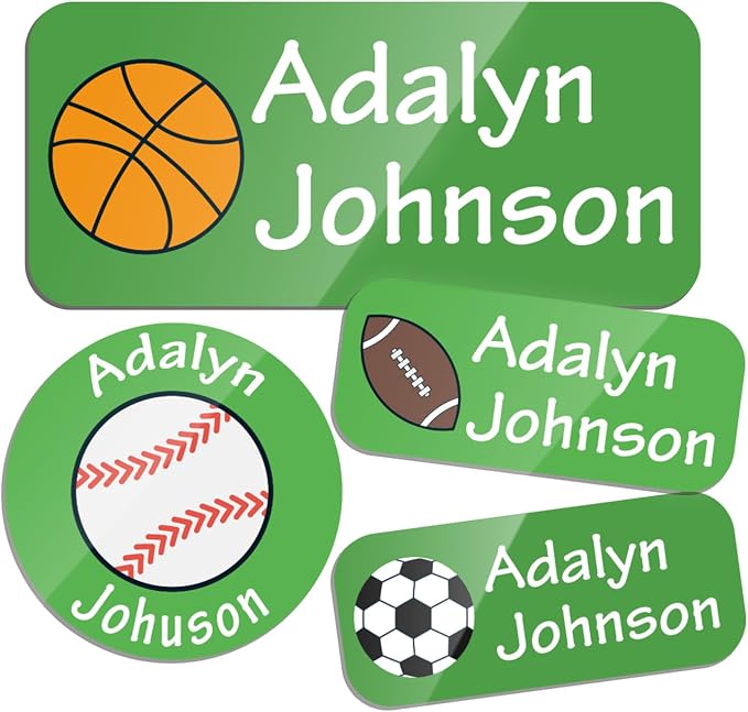 Custom Personalized Name Labels by TSNBYYC