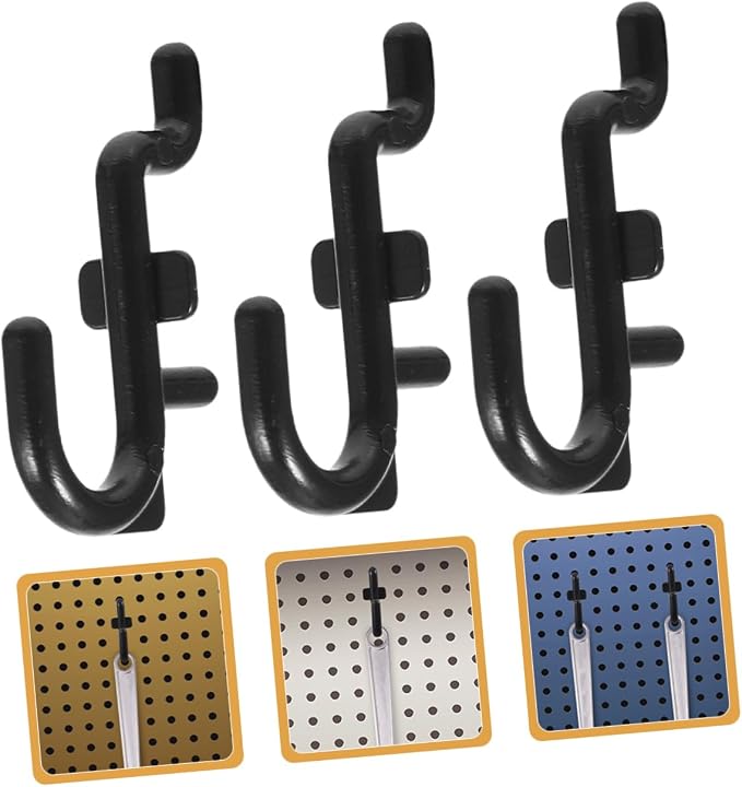 50pcs Pegboard Hook Assortment for Garage Organization J Shape Tool Storage - Image 8