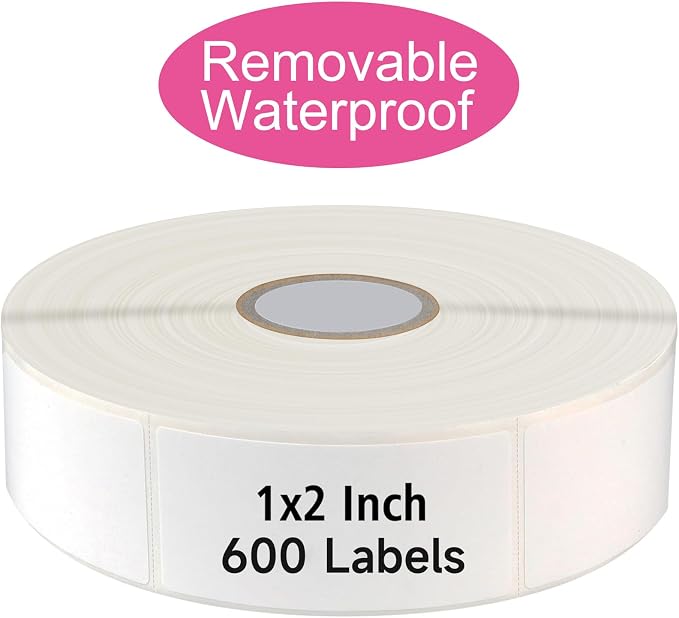 600 Blank Removable Freezer Labels by TRYXN