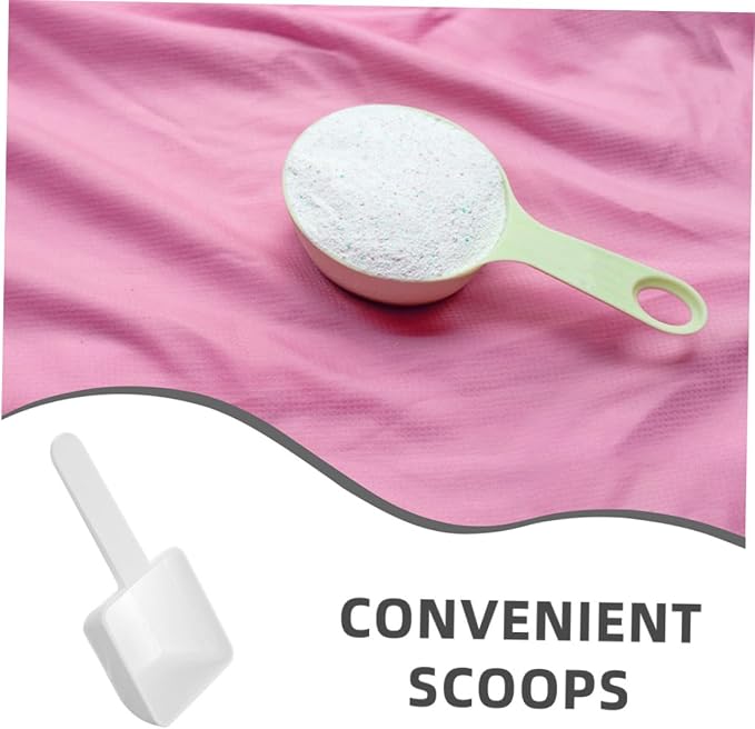 30pcs Laundry Powder Measuring Spoons Set Long Handle Reusable Scoops - Image 6