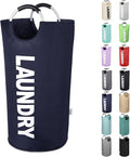 Large Laundry Basket Collapsible 95L, Tall Laundry Bag by SweetMemo