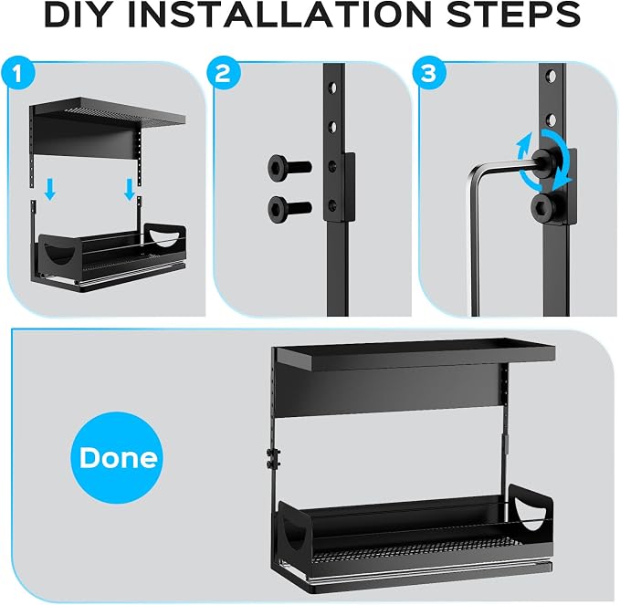 2 Tier Magnetic Storage Shelf - Image 3