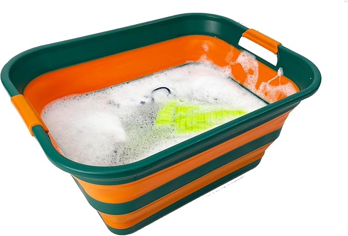 SAMMART Collapsible Plastic Laundry Basket - Image 6