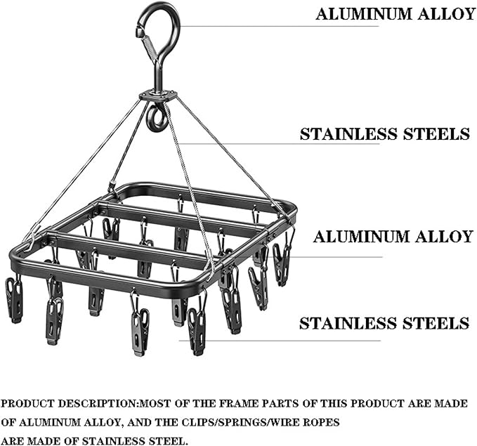 Aluminum Alloy Drying Hanger - Image 3