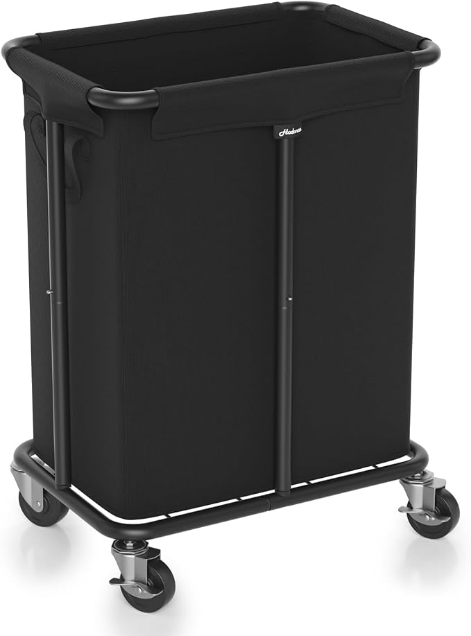 Laundry Basket with Wheels, Rolling Laundry Hamper, 46 Gallons, Removable and - Image 9