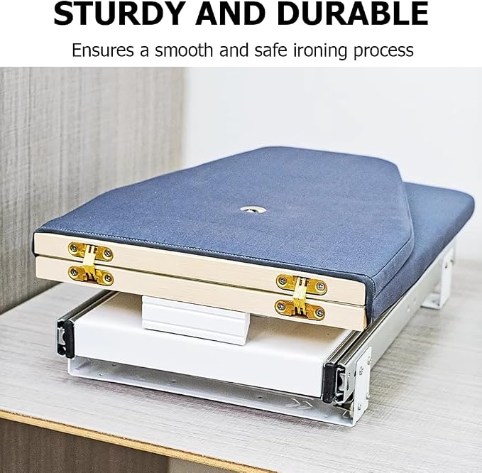 Foldable Rotated Ironing Board, Closet Ironing Station in Cabinet, Drawer - Image 7