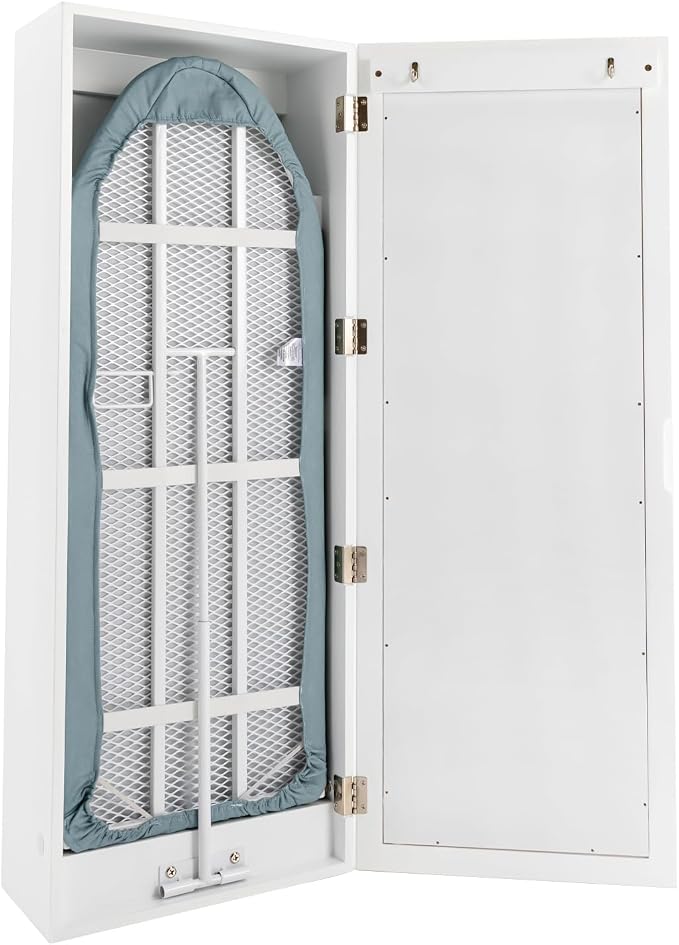 Folding Ironing Board Wall Mounted Ironing Board Cabinet, Built-in Ironing - Image 7