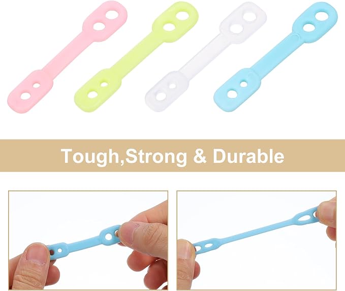 uxcell 30Pcs Clothes Hanger Windproof Plastic Strip Hook, Anti-Slip Off - Image 3