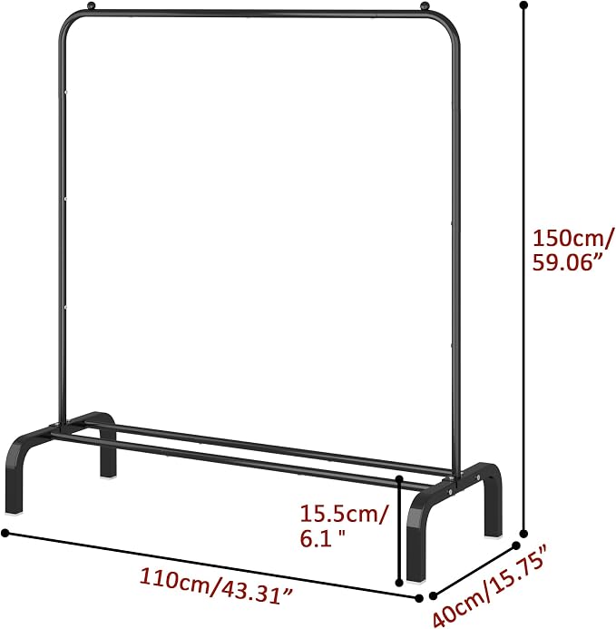 Clothes Rack Metal Clothing Rack - Image 2
