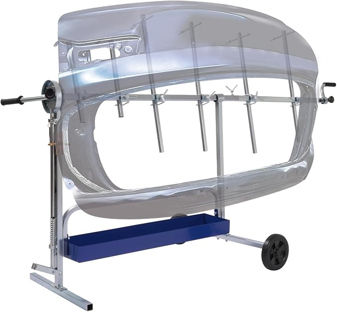Rotating Paint Stand Universal W/Tool Tray&360° Rotation Adjustable Bars by Unknown