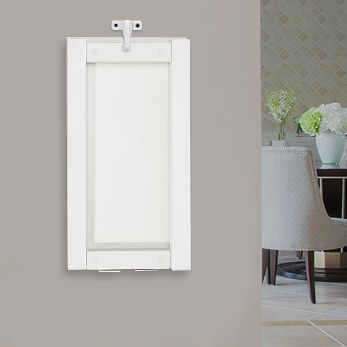 Wall Mounted Folding Table, Wooden Folding Laundry Table - Image 3