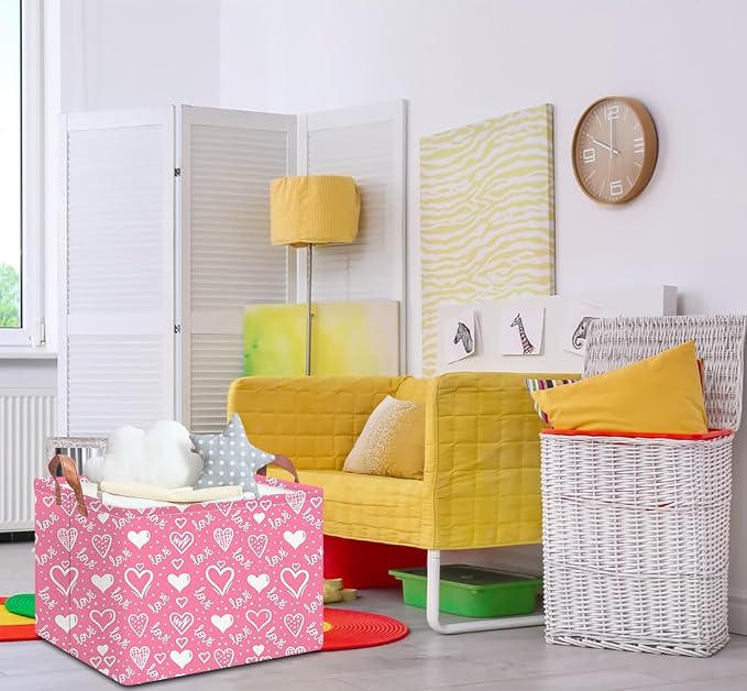 Rectangular Storage Basket Empty, Collapsible Gift Basket - Image 5