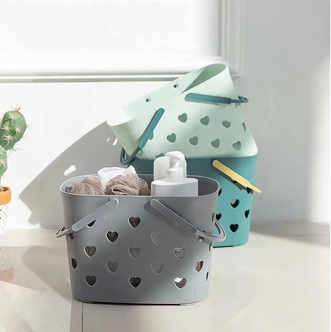 Anyoifax Portable Shower Caddy Tote Plastic Storage Basket - Image 4
