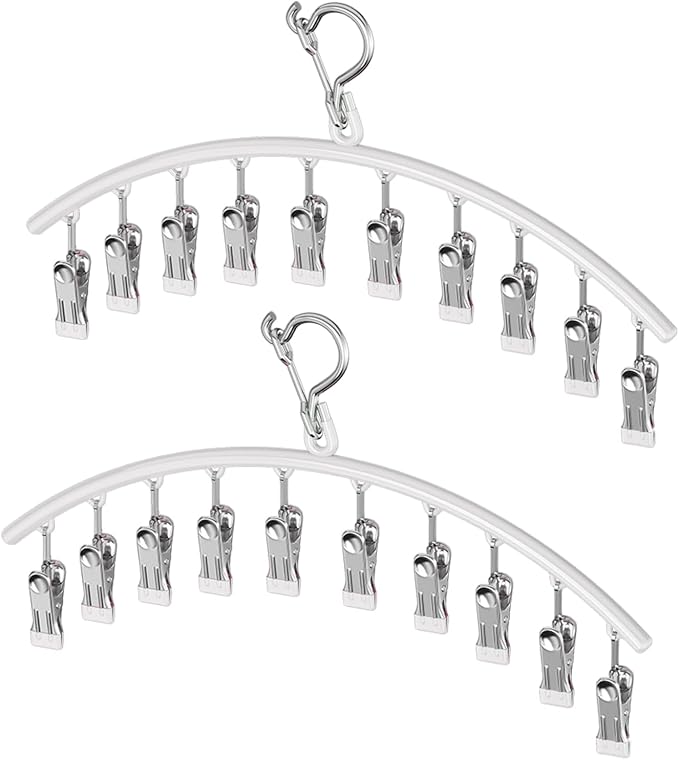 2Pcs Legging Organizer for Closet, Stainless Steel Legging Hanger, Large - Image 8