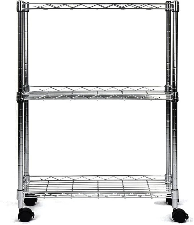 Oceanstar 3-Tier Shelving All-Purpose Utility Cart - Image 2