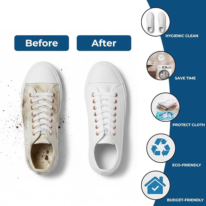 1Pc Shoe Washing Machine Bags kit – Reusable Mesh Laundry Bags - Image 6