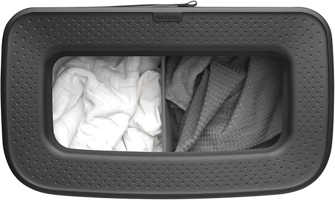 Brabantia Bo Laundry Hamper Hi 2 Compartment Removable Laundry Bag 2 x 12 Gal - Image 5