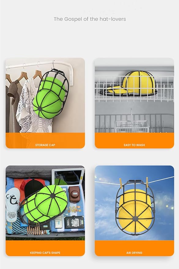 Eternatastic Hat Washer Cage Baseball Cap Washing Cage Hat Washer - Image 8