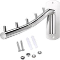 Sumnacon Wall Mounted Clothes Hanger Rack, Stainless Steel Garment Hooks by Sumnacon