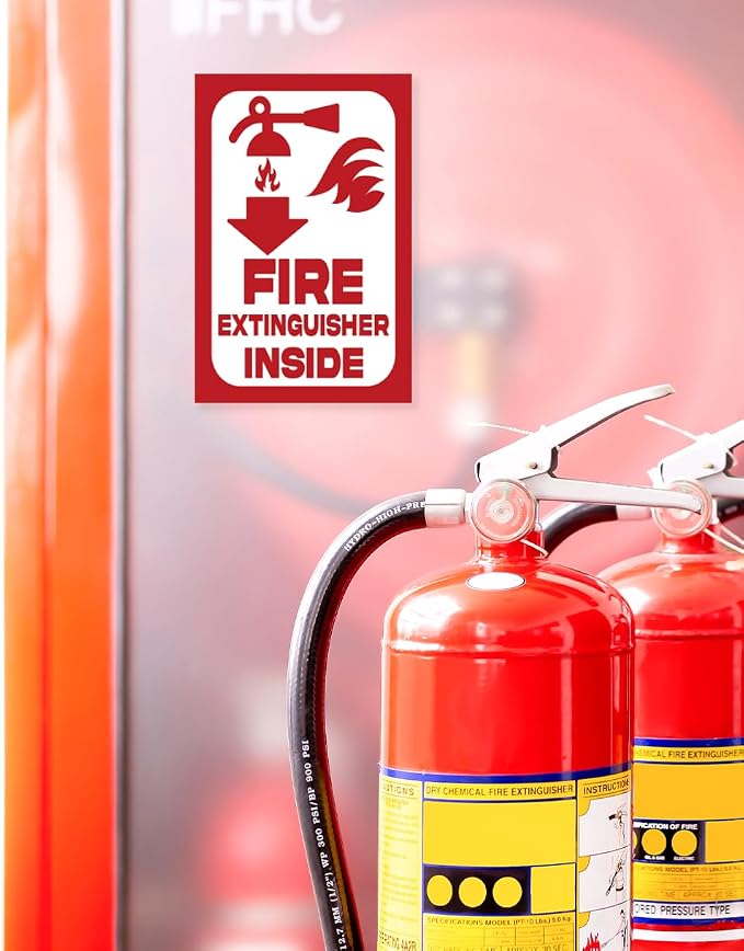 Inside Warning Sticker Vinyl Decal - Image 6