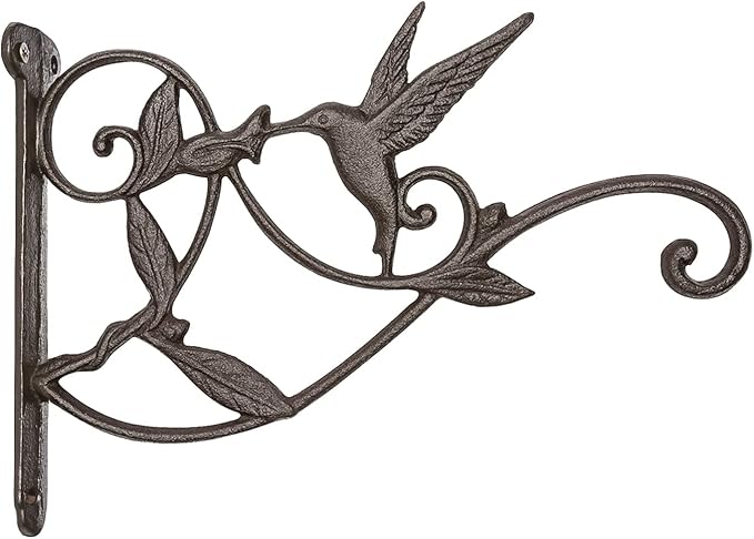 Mkono Hanging Plant Bracket Hook Iron Decorative Plant Hanger by Mkono