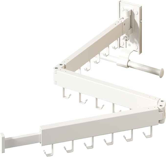 Wall Mounted Clothes Hanger, Clothes Drying Rack, Laundry Drying Rack, Clothes by HEILAIYI