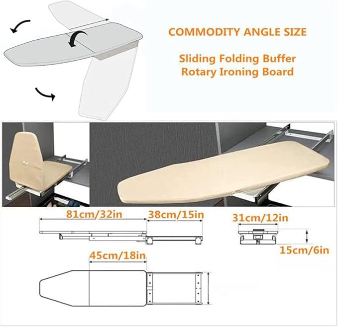 Ironing Board Folding Wooden Ironing Board - Image 6