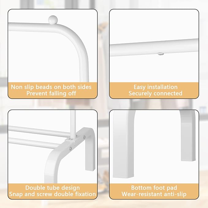 Clothes Rack Metal Clothing Rack - Image 7