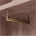 Top Mounted Closet Hanging Rod, Metal Wardrobe Pole by Unknown