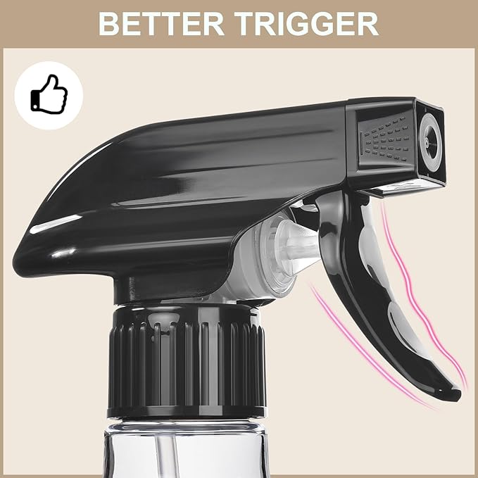 6 Pack Spray Bottle Nozzle Replacement, Universal Spray Tops, Mist & Stream - Image 4
