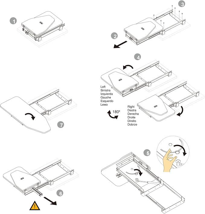 Hiding Ironing Board Foldable Ironing Station in Cabinet - Image 5