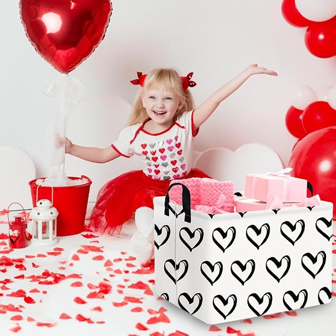 FXOLCSHE Valentines Day Gift Basket Empty, Baby Girl Baskets, Bins - Image 5