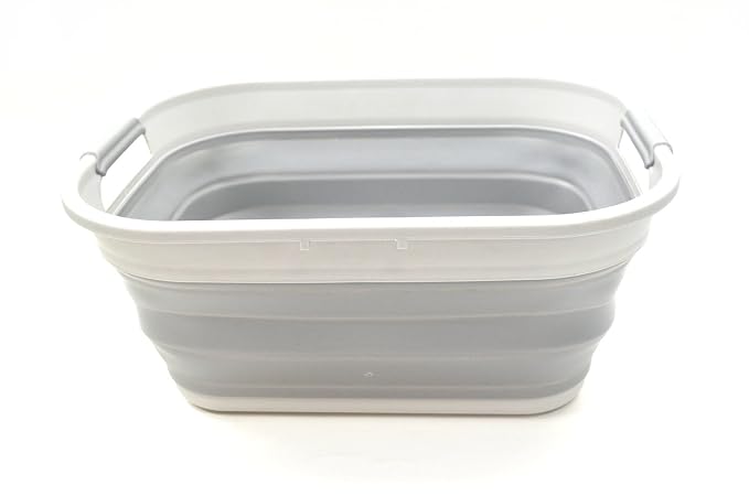 SAMMART 19.5L Collapsible Plastic Laundry Basket - Image 4