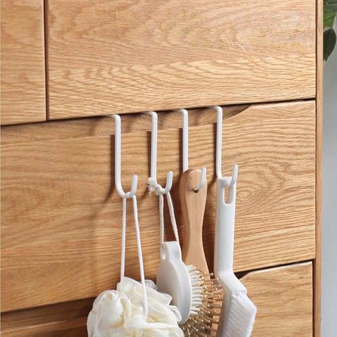 Cabilock Storage Drawers 2 Pcs Iron Door Hooks Door Ironing Iron and Ironing - Image 4