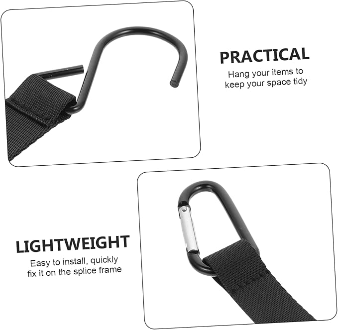 Outdoor Hooks for Camping 4-Piece Kitchen Storage Set Sturdy Metal Pot and - Image 6