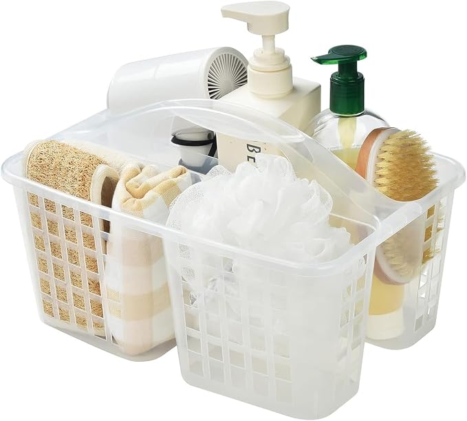 Portable Shower Caddy Basket, Convenient Cleaning Supplies Organizer by Boxonly