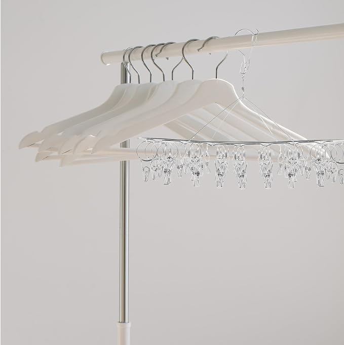 Stainless Steel Windproof Clothes Drying Rack - Image 6