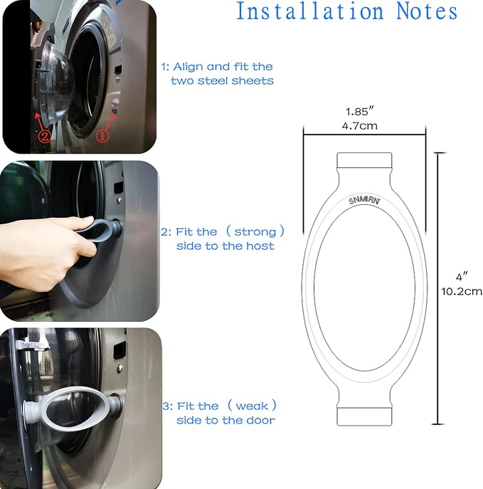 washing machine door prop, prevent holdy moldy Helps your Washer Dry Properly - Image 3